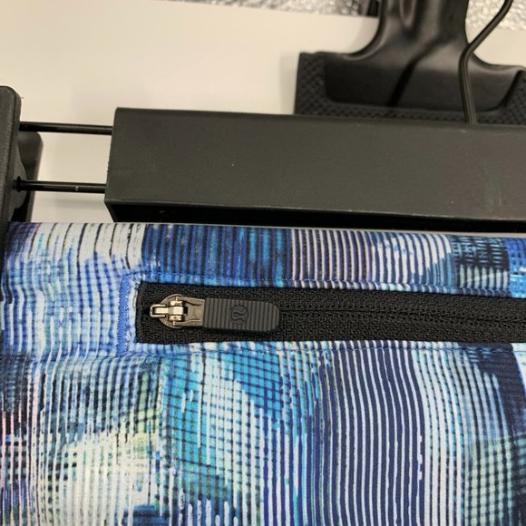 Lululemon Leggings On Pace Tight 7/8 Sun Dazed Multi Blue - Picture 12 of 16